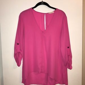 Hot Pink Blouse